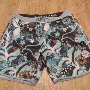 Grey Blue Vissla Board Shorts 36